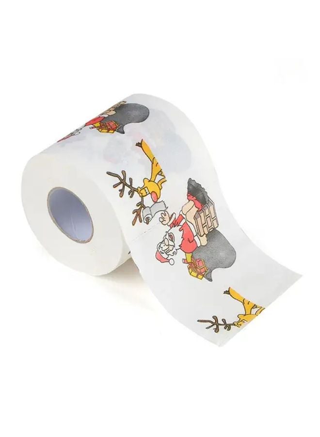 Christmas Holiday Toilet Paper 2 Layers Size 1 Santa Claus Reindeer Design Festive Home Decor - Image 4
